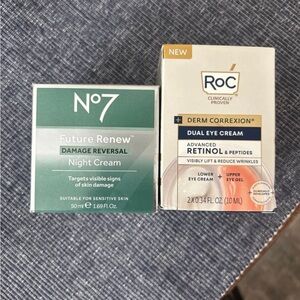 RoC Retinol Correxion & No 7 Night Cream - New in Box!!! LOT of 2 Items
